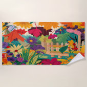 紅葉 ビーチタオル (正面)