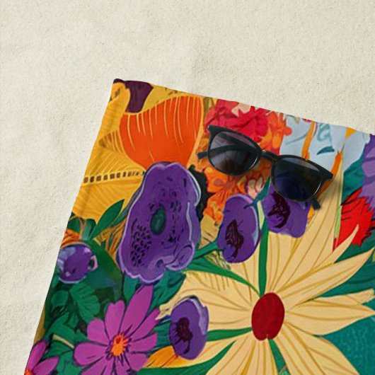 紅葉 ビーチタオル (インサイチュ)