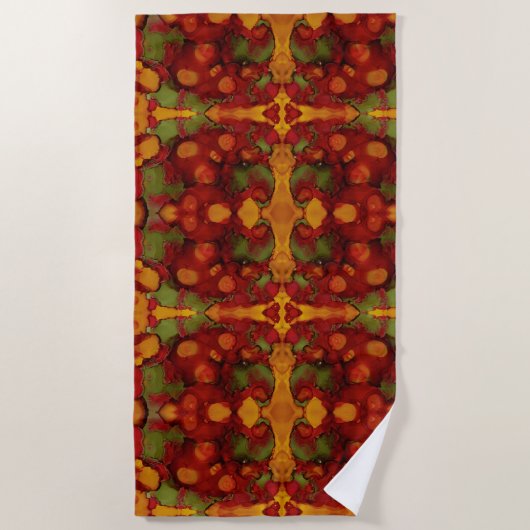 紅葉 ビーチタオル (正面)