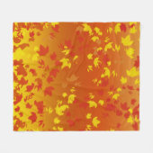 紅葉 フリースブランケット (正面(横))