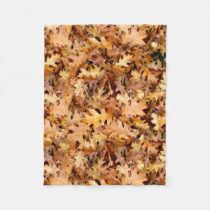 紅葉 フリースブランケット