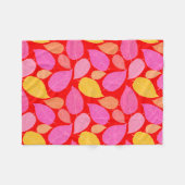 紅葉。 フリースブランケット (正面(横))