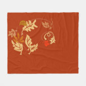 紅葉 フリースブランケット (正面(横))