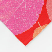 紅葉。 フリースブランケット (角)