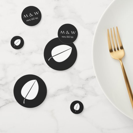 紅葉(ブラックテーブル紙吹雪) コンフェッティ (グループ)