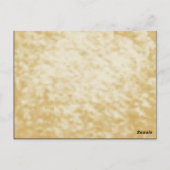 紅葉：ブルゴーニュと赤のブランチテーブル番号 ポストカード (裏面)