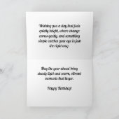 紅葉&ブルースカイズ – カスタム誕生日カード カード (内部)