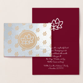 紅葉&ベリーサンクスギビング実在 箔カード