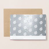 紅葉&ベリーサンクスギビング実在 箔カード (裏面封筒付き)