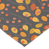 紅葉&ベリーシームレスパターン秋 ショートテーブルランナー (コーナー)