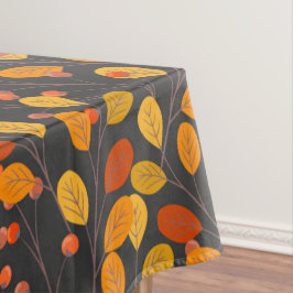 紅葉&ベリーシームレスパターン秋 テーブルクロス