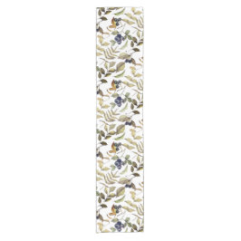 紅葉&ベリー植物学 ショートテーブルランナー