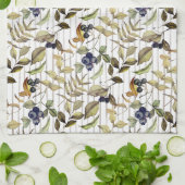 紅葉&ベリー秋キッチンタオル キッチンタオル (折り畳み)