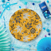 紅葉、ベリー&どんぐり ペーパープレート (パーティー)