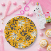 紅葉、ベリー&どんぐり ペーパープレート (パーティー)