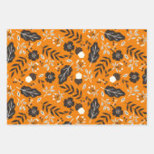 紅葉、ベリー&どんぐり ラッピングペーパーシート (正面3)