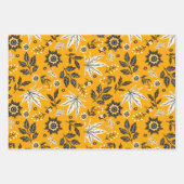 紅葉、ベリー&どんぐり ラッピングペーパーシート (正面)