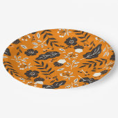 紅葉、ベリー&アコーズ紙プレート ペーパープレート (アングル)