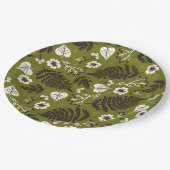 紅葉、ベリー&アコーズ紙プレート ペーパープレート (アングル)