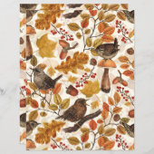 紅葉、ベリー、キノコ、レンチ (正面/裏面)