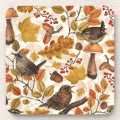 紅葉、ベリー、キノコ、レンチ コースター (正面)