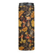 紅葉、ベリー、キノコ、レンチ タンブラー (裏面)