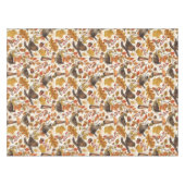 紅葉、ベリー、キノコ、レンチ テーブルクロス (正面(横))