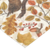 紅葉、ベリー、キノコ、レンチ テーブルクロス (アングル)