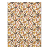 紅葉、ベリー、キノコ、レンチ テーブルクロス (正面)