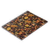 紅葉、ベリー、キノコ、レンチ ノートブック (左側)