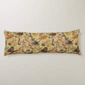 紅葉、ベリー、キノコ、レンチ ボディピロー (裏面)