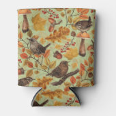 紅葉、ベリー、キノコ、レンチ 缶クーラー (正面)