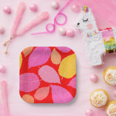 紅葉。 ペーパープレート (パーティー)