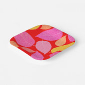 紅葉。 ペーパープレート (傾斜あり)