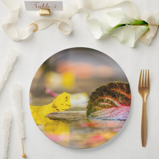 紅葉 ペーパープレート (ウェディング)