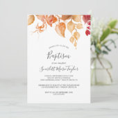 紅葉 |ホワイトとブルゴーニュのバプテスマ 招待状 (スタンド正面)