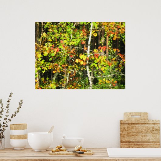 紅葉 ポスター (キッチン)