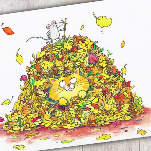 紅葉 ポストカード