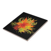 紅葉 ポップ・アートの タイル (側面)