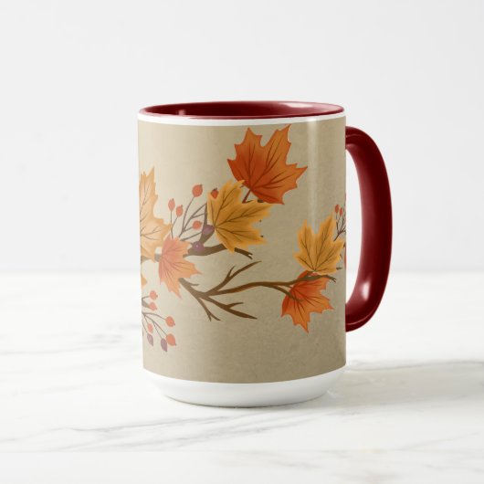 紅葉 マグカップ (正面右)