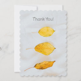 紅葉、メッセージのパーソナライズおよび名前ありがとう サンキューカード