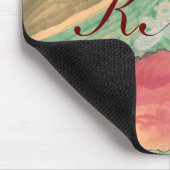 紅葉--モノグラムに マウスパッド (コーナー)