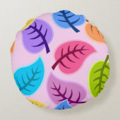 紅葉 ラウンドクッション (裏面)
