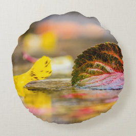 紅葉 ラウンドクッション