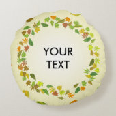 紅葉 ラウンドクッション (裏面)