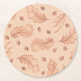 紅葉 ラウンドペーパーコースター