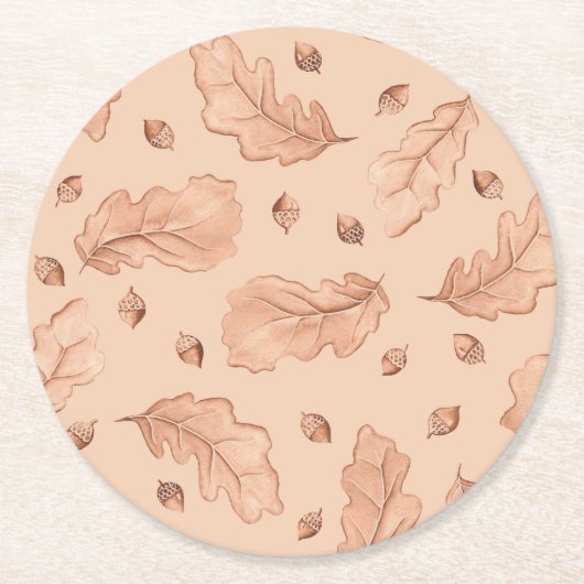 紅葉 ラウンドペーパーコースター (正面)