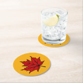 紅葉 ラウンドペーパーコースター (インサイチュ)