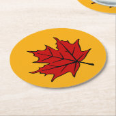 紅葉 ラウンドペーパーコースター (アングル)