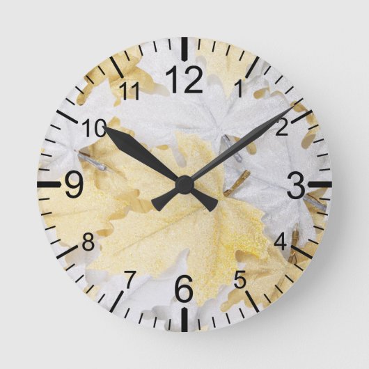 紅葉 ラウンド壁時計 (正面)